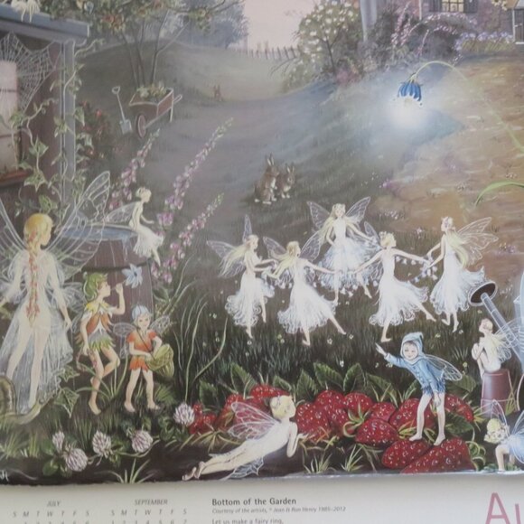 Set of 2 FAIRYLAND Glitter Calendars 2012 & 2013 (K635) - Picture 7 of 10